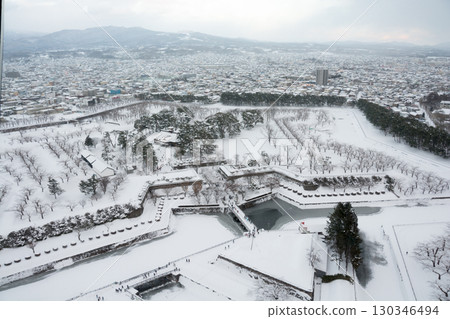 五稜郭公園在冬天，函館市 130346494