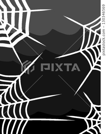 Halloween spider web black 130346569