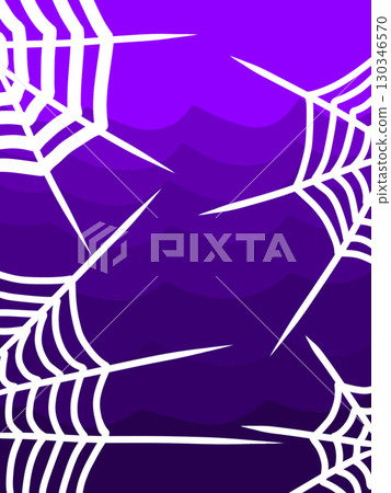 Halloween spider web purple 130346570