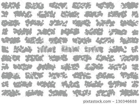 Hand-drawn crayon background, brick style 130346688