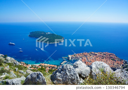 亞得里亞海明珠杜布羅夫尼克的美景 130346794