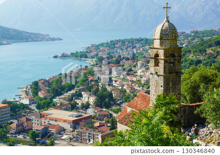 Scenery of a small town in Montenegro, a World Heritage Site Scenery of a small town in Montenegro, a World Heritage Site 130346840
