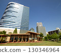 Toyosu Park and skyscrapers, Tokyo 130346964
