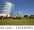 Toyosu Park and skyscrapers, Tokyo 130346965