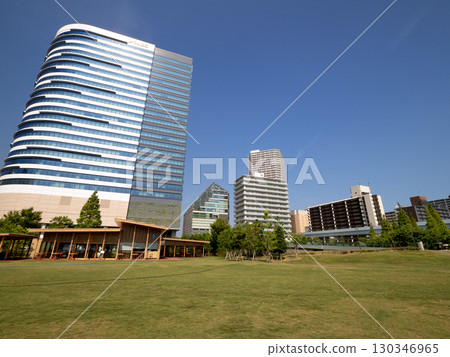 豐洲公園和摩天大樓，東京 130346965
