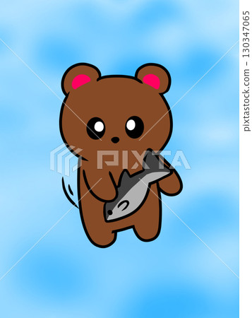Bear catching salmon Bear Bear Simple 130347065