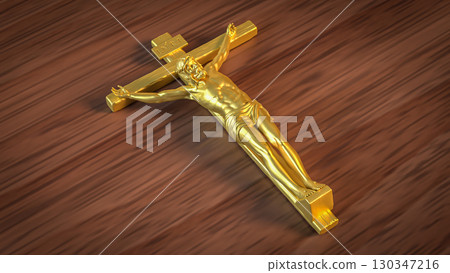 The Jesus cross for religion or Holiday concept 3d Rendering. The Jesus cross for religion or Holiday concept 3d Rendering. 130347216