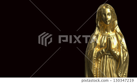 The Virgin Mary for religion or Holiday concept 3d Rendering. 130347219