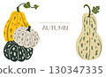 Cute pumpkin frame 130347335