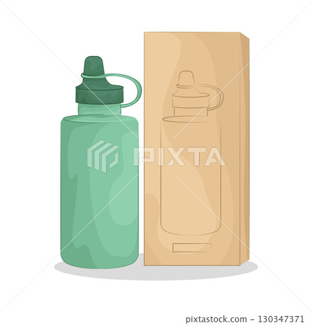 Illustration of Water Bottle Illustration of Water Bottle 130347371