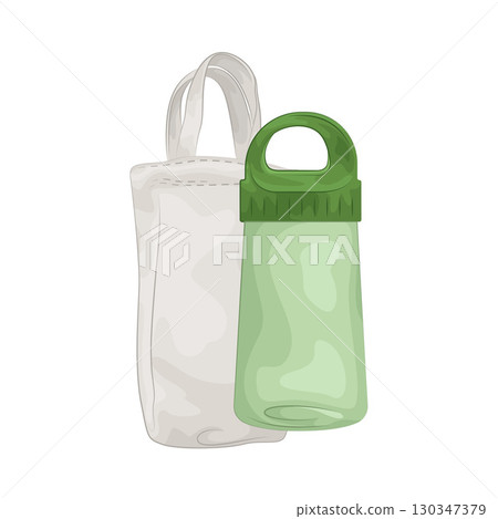 Illustration of Water Bottle 130347379