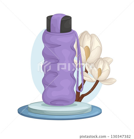 Illustration of Water Bottle Illustration of Water Bottle 130347382