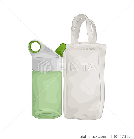 Illustration of Water Bottle 130347392