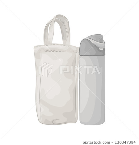 Illustration of Water Bottle 130347394