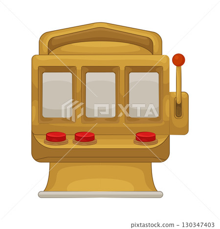 Illustration of Slot Machine Illustration of Slot Machine 130347403