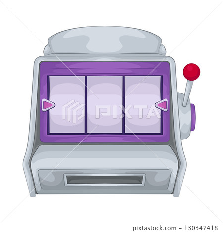 Illustration of Slot Machine 130347418