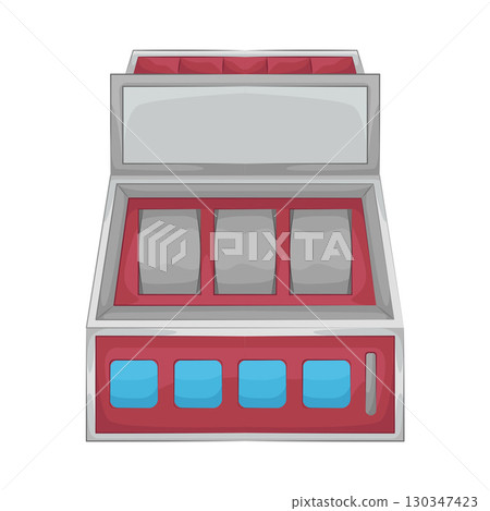 Illustration of Slot Machine 130347423