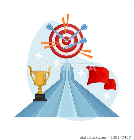 Illustration of Goal Illustration of Goal 130347467