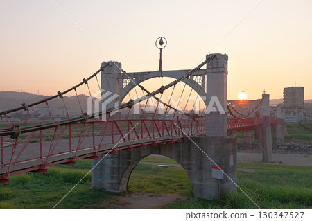 [玉手橋（清晨）] 大阪府柏原市石川町 130347527