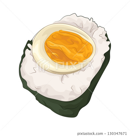 Illustration of Egg Onigiri Illustration of Egg Onigiri 130347671