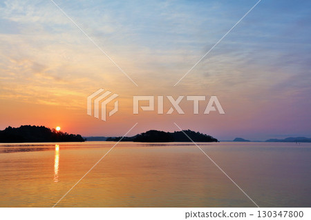 Matsushima at Dawn in Miyagi Prefecture 130347800