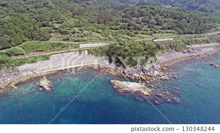 Scenic section of the Hisatsu Orange Railway (Nishikata to Satsuma-Okawa) Scenic section of the Hisatsu Orange Railway (Nishikata to Satsuma-Okawa) 130348244