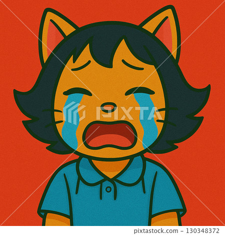 哭泣的貓角色 哭泣的貓角色 130348372