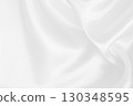 White fabric texture for background and design, beautiful pattern of silk or linen. 130348595