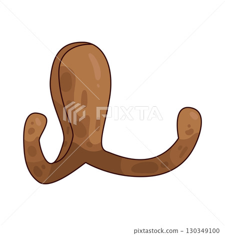 illustration of coat hook illustration of coat hook 130349100