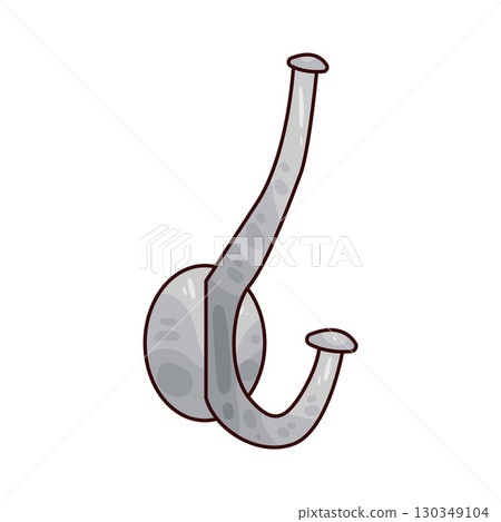 illustration of coat hook 130349104