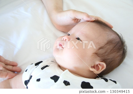 3-month-old baby 3-month-old baby 130349415