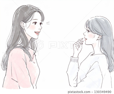 一位奔跑的女人/女孩的水彩/手繪插圖 一位奔跑的女人/女孩的水彩/手繪插圖 130349490