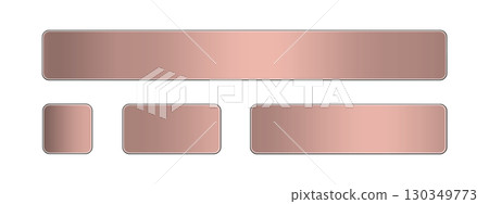 Copper metal plate D2 set 130349773
