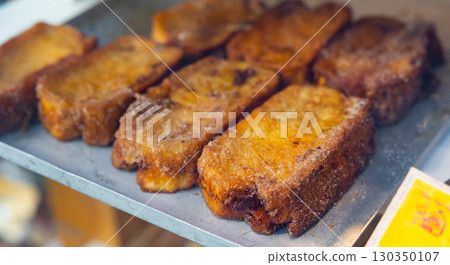 Easter croutons of Spanish cuisine Torrija 130350107