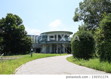 A view of the Saitama Prefectural International Center for Environmental Science in Kazo City, Saitama Prefecture 130351174