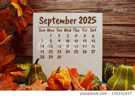 September 2025 annual monthly desk calendar for planning and management September 2025 annual monthly desk calendar for planning and management 130352437