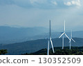 wind power plant on mountain 130352509