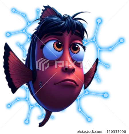a cute fish in the water a cute fish in the water 130353006