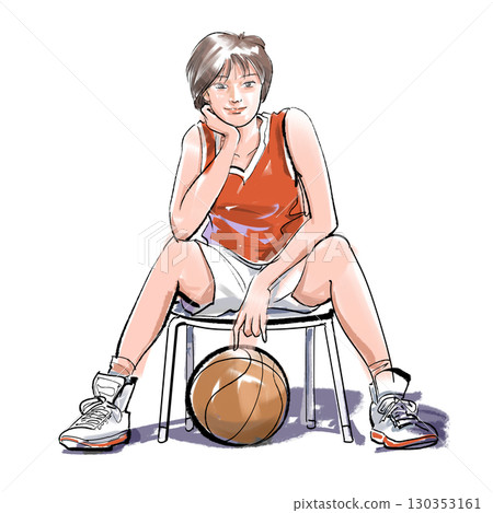 Basketball Girl 130353161