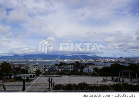 Hakodate city seen from a hill 130353182