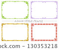 Asian Frame 30（4 種顏色：褪色效果） 130353218