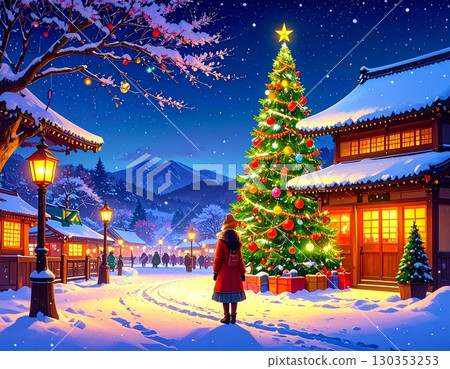 在日本的聖誕節 130353253