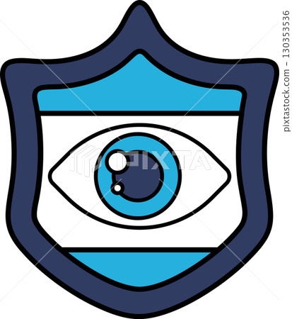 A shield with an eye on it A shield with an eye on it 130353536