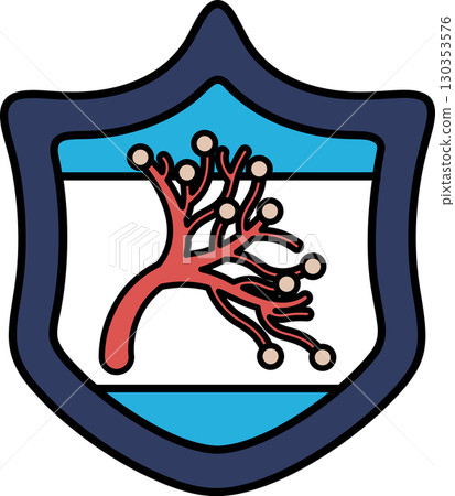 A shield with a tree on it A shield with a tree on it 130353576