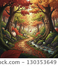 秋天的風景 130353649