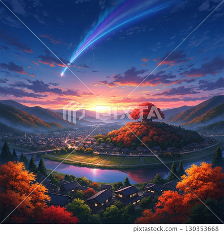 秋天的風景 秋天的風景 130353668