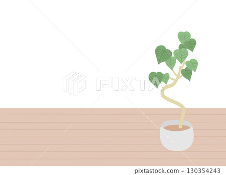 Room with ornamental plants Room with ornamental plants 130354243