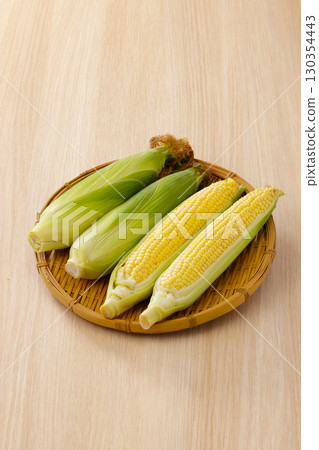 Fresh and sweet corn Fresh and sweet corn 130354443
