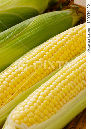 Fresh and sweet corn Fresh and sweet corn 130354450