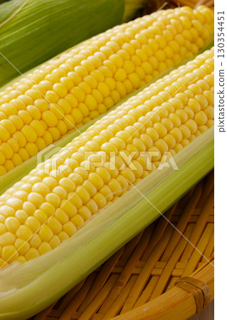 Fresh and sweet corn Fresh and sweet corn 130354451